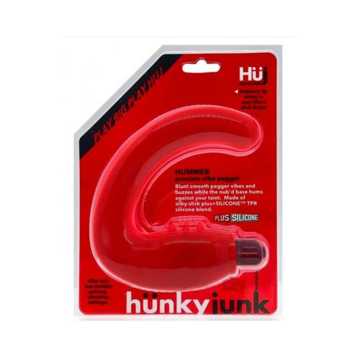 Hunkyjunk Hummer Vibe Prostate Pegger Neon Pink | SexToy.com