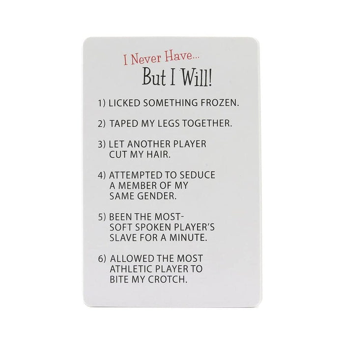 I Never Have But I Will Dares Adult Party Game | SexToy.com