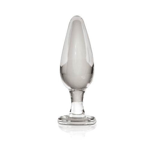 Icicles No 26 Glass Butt Plug Clear | SexToy.com
