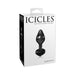 Icicles No. 44 Black Glass Butt Plug | SexToy.com