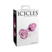 Icicles No 48 Pink Glass Butt Plug | SexToy.com