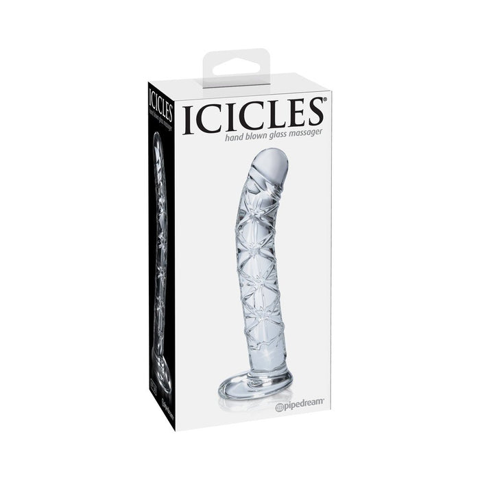 Icicles No. 60 Glass G-Spot Dong Clear | SexToy.com