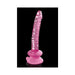 Icicles No. 86 - Glass Suction Cup Dildo - Pink | SexToy.com