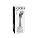 Icicles No. 88 - Glass Suction Cup G-spot Wand - Clear | SexToy.com