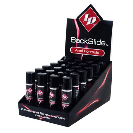 ID BackSlide Silicone Anal Lubricant Counter DP (24) - SexToy.com