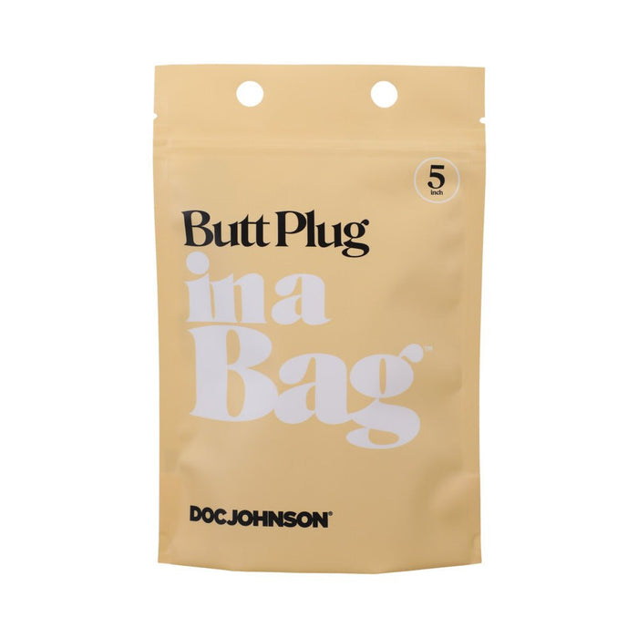 In A Bag Butt Plug 5in Black - SexToy.com