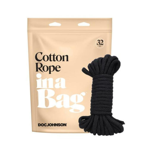 In A Bag Cotton Rope 32ft Black - SexToy.com