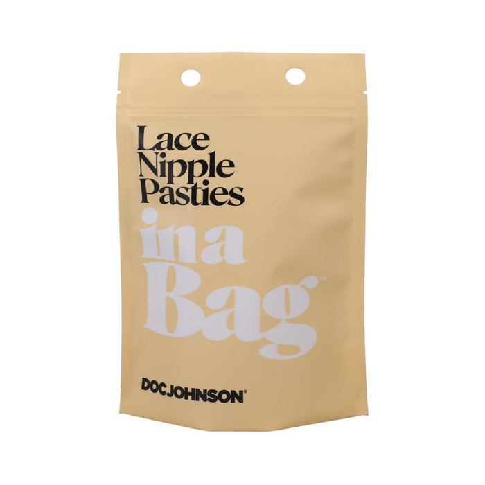 In A Bag Lace Nipple Pasties Black - SexToy.com