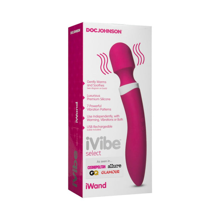 iVibe Select iWand Body Massager Gently Warms - SexToy.com