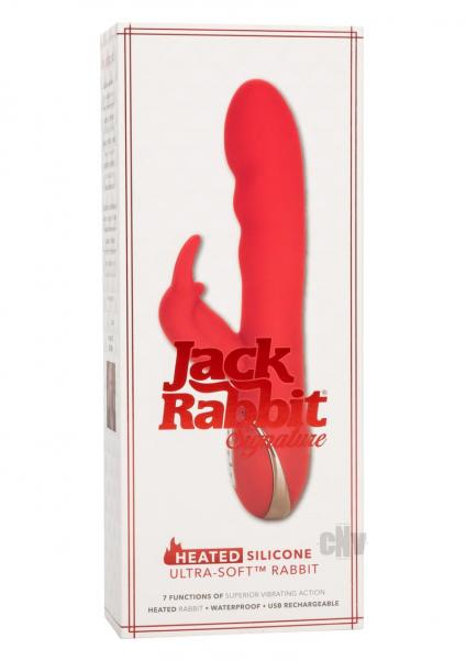 Jack Rabbit Signature Heated Silicone Ultra Soft Rabbit | SexToy.com