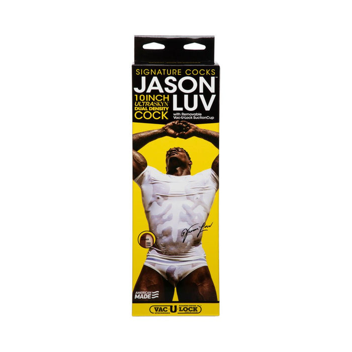 Jason Luv 10 inches Ultraskyn Cock Brown Dildo - SexToy.com