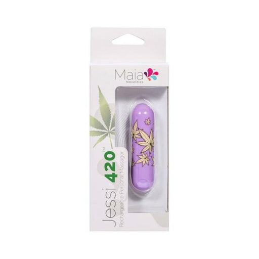 Jessi 420 Purple Remote Mini Bullet - SexToy.com