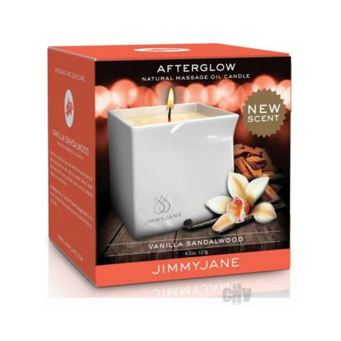 Jimmyjane Afterglow Massage Candle - Vanilla Sandalwood - SexToy.com