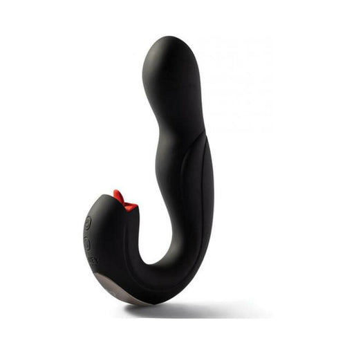 Joi Pro Rotating Head G-spot Vibrator & Clit Licker W/remote - Black - SexToy.com
