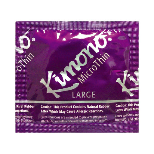 Kimono Microthin 12 Pack Large Latex Condoms | SexToy.com