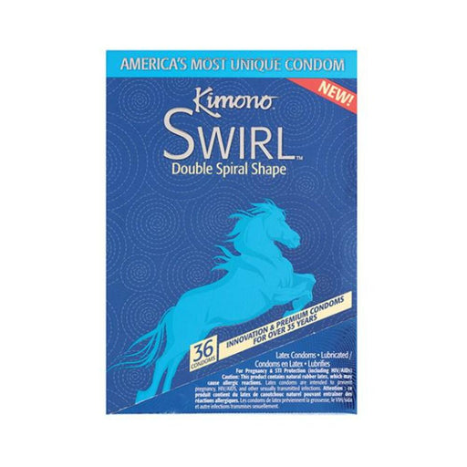 Kimono Swirl Condom - Pack Of 36 - SexToy.com