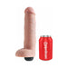 King Cock 10 inches Squirting Cock Balls Beige - SexToy.com