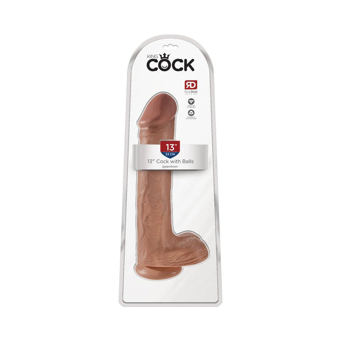 King Cock 13 Inch Suction Cup Dildo with Balls | SexToy.com