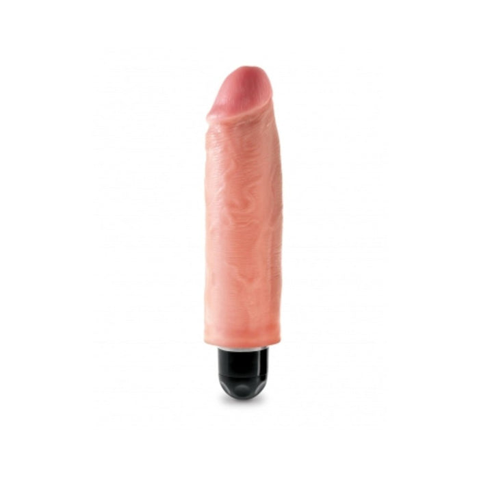 King Cock 6 inches Vibrating Stiffy Beige | SexToy.com