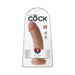 King Cock 8 inches Tan Dildo - SexToy.com