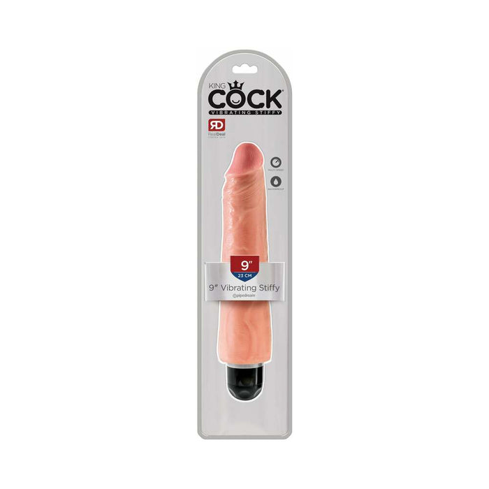King Cock 9 inches Vibrating Stiffy - SexToy.com