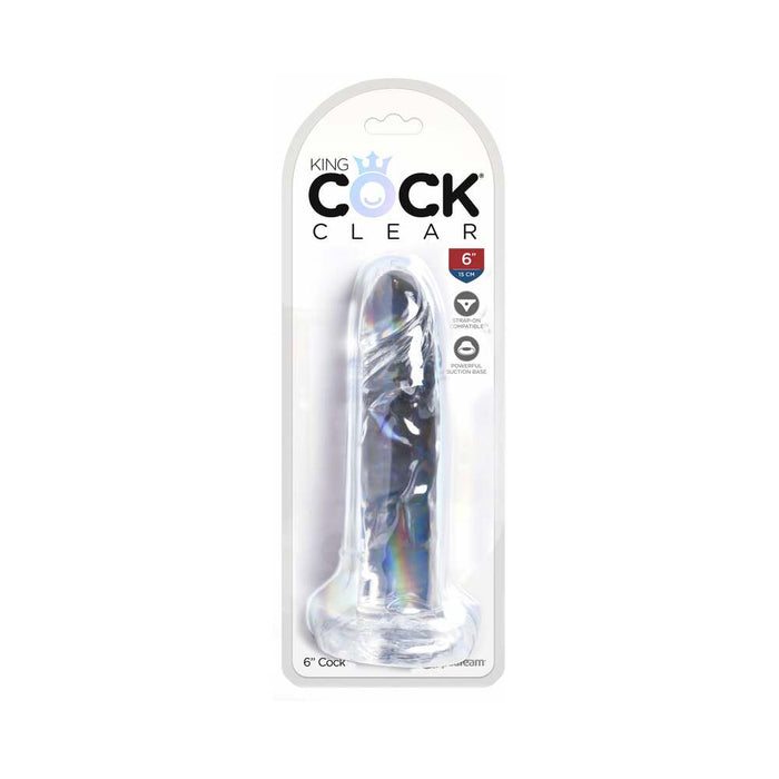 King Cock Clear 6in Cock - SexToy.com