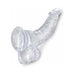 King Cock Clear 7.5in Cock with Balls - SexToy.com