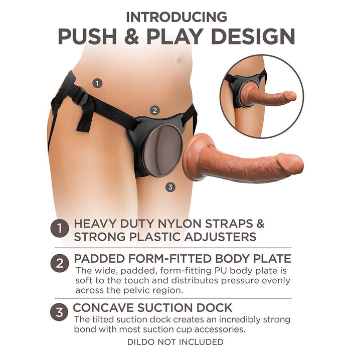 King Cock Elite Comfy Body Dock Strap-on Harness - SexToy.com