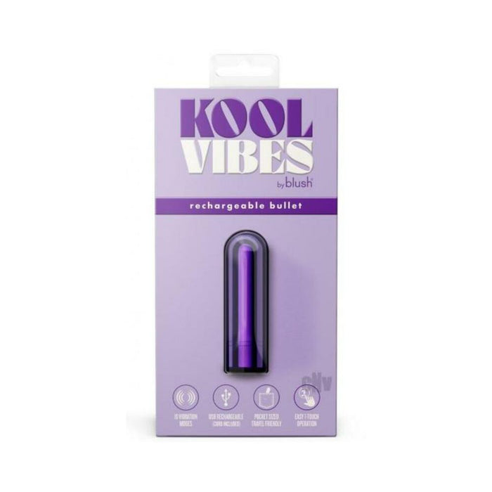 Kool Vibes Rechargeable Mini Bullet Grape - SexToy.com