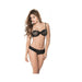 Lace Rouched Top And Panty Black Lg - SexToy.com