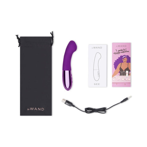 Le Wand Gee G-spot Targeting Rechargeable Vibrator Cherry - SexToy.com