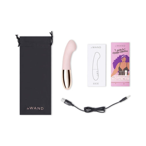Le Wand Gee G-spot Targeting Rechargeable Vibrator Rose Gold - SexToy.com