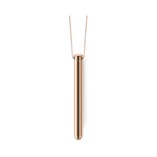 Le Wand Vibrating Necklace Rose Gold - SexToy.com