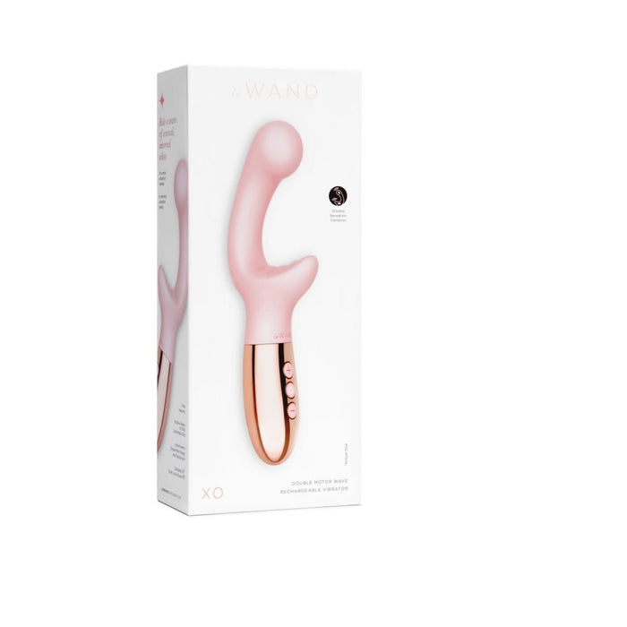 Le Wand Xo Double-motor Wave Rechargeable Vibrator Rose Gold - SexToy.com