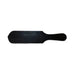 Leather Paddle With Faux Fur - Black With Leopard Fur | SexToy.com