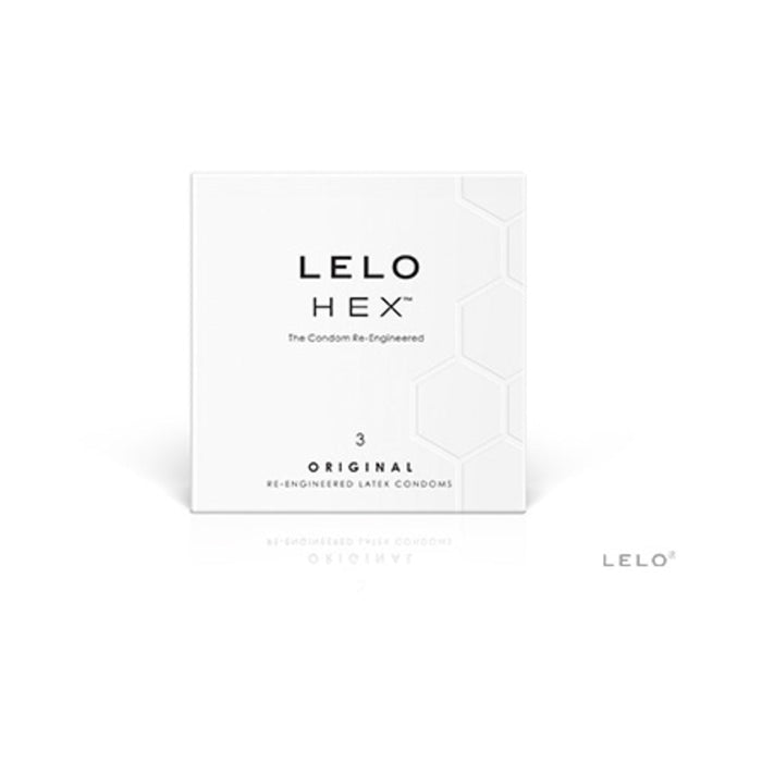 Lelo Hex Original Condoms 3-pack | SexToy.com