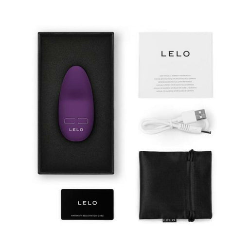 Lelo Lily 3 Rechargeable Mini Silicone Vibrator Dark Plum | SexToy.com