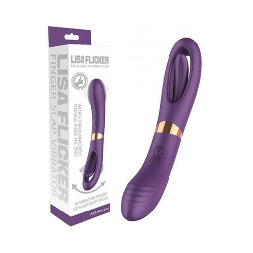 Lisa Flicking G-spot Vibrator - Purple - SexToy.com