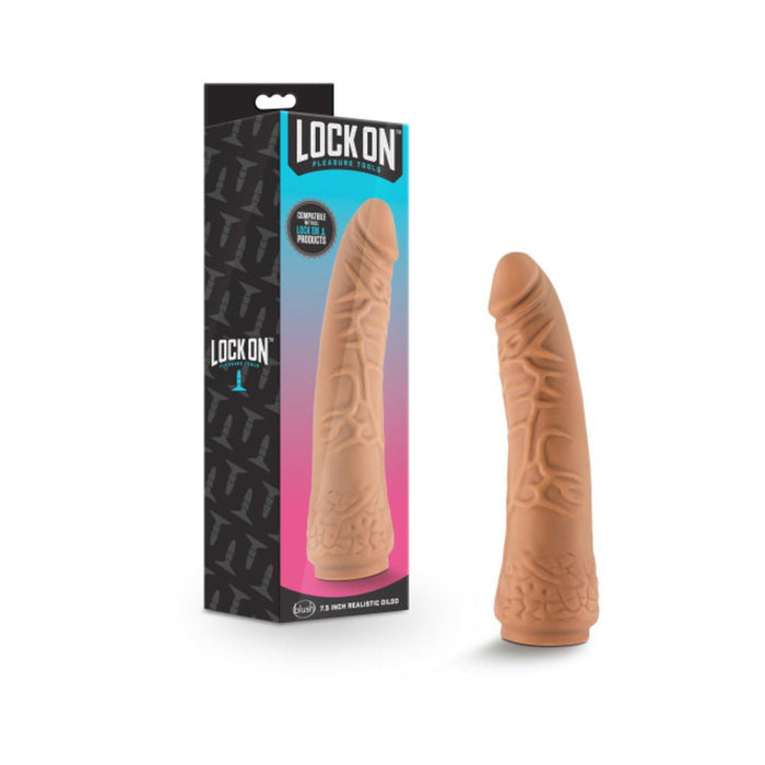 Lock On - 7.5 Inch Realistic Lock On Dildo | SexToy.com