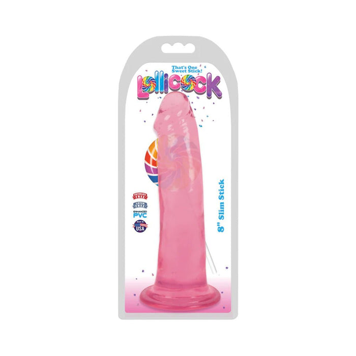 Lollicock 8 inches Slim Stick Dildo Suction Cup - SexToy.com