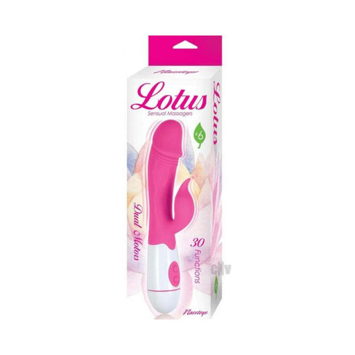 Lotus Sensual Massagers #6 Dual Stimulator Silicone Pink | SexToy.com
