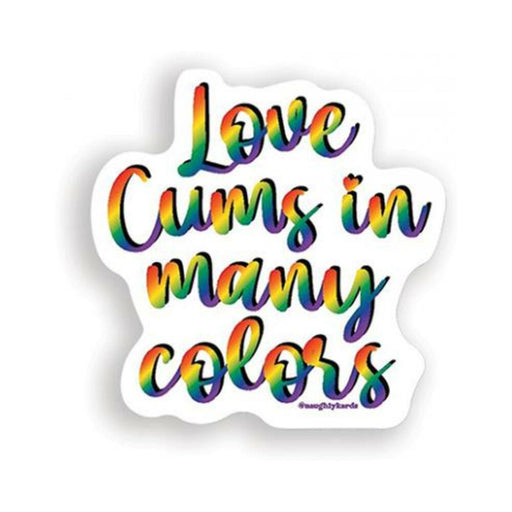 Love Cums Naughty Sticker - Pack Of 3 - SexToy.com