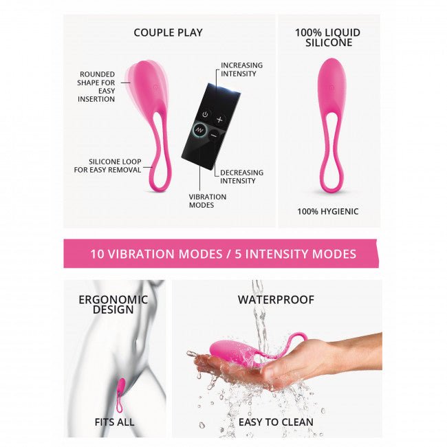 Love To Love Feel Love Vibrating Egg Pink | SexToy.com