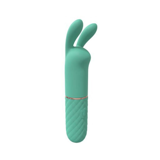 Loveline Dona 10 Speed Vibrating Mini-rabbit Silicone Rechargeable Waterproof Green - SexToy.com