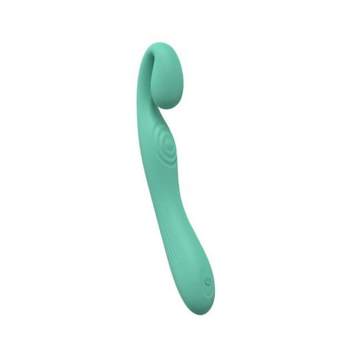 Loveline Obsession 10 Speed Dual Motor Vibe Sealed Silicone Rechargeable Submersible Green - SexToy.com