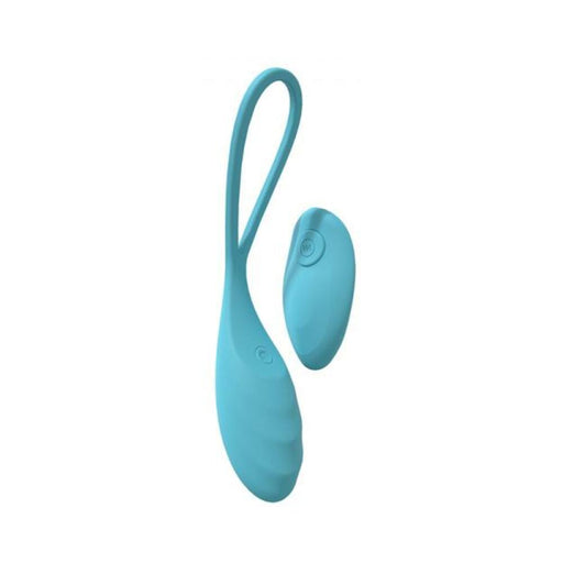 Loveline Passion 10 Speed Remote Control Egg Sealed Silicone Rechargeable Submersible Blue - SexToy.com