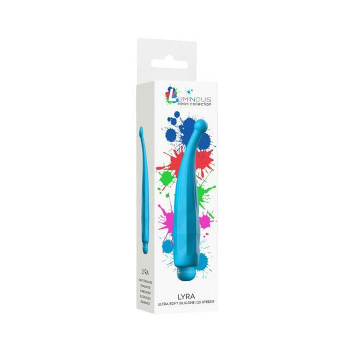 Luminous Lyra Abs Bullet With Silicone Sleeve 10 Speeds Turquoise | SexToy.com