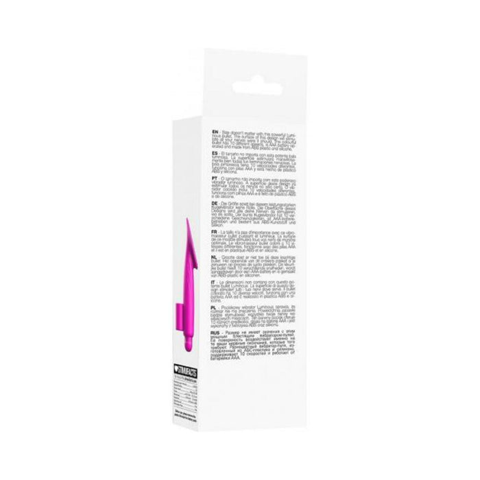 Luminous Thea Abs Bullet With Silicone Sleeve 10 Speeds Fuchsia | SexToy.com