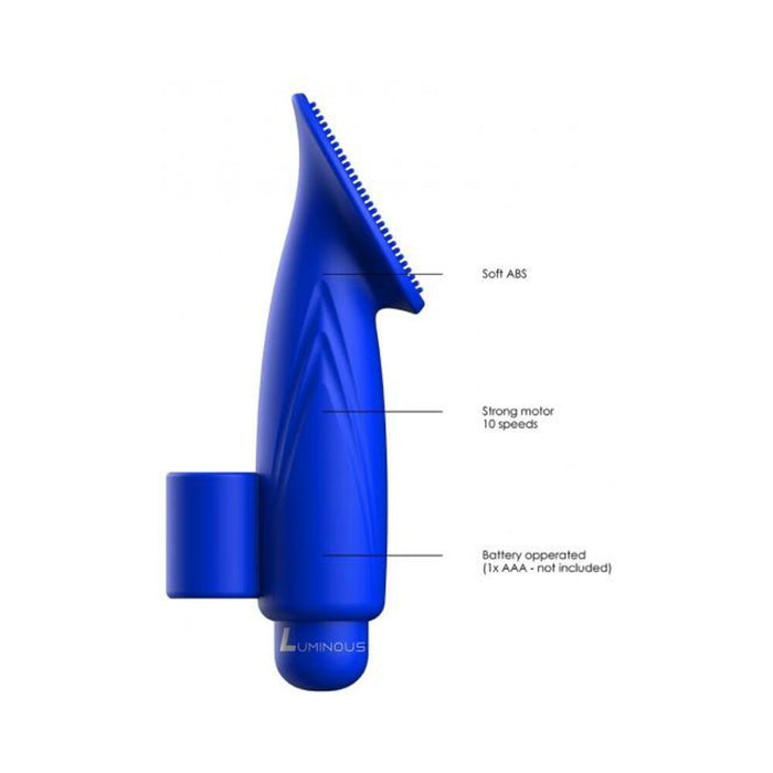 Luminous Thea Abs Bullet With Silicone Sleeve 10 Speeds Royal Blue | SexToy.com