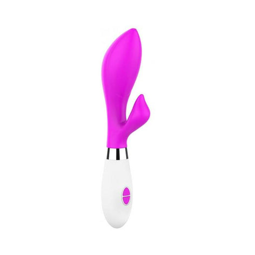 Luna Neon Achelois Ultra-soft Silicone Dual Stimulator Fuchsia | SexToy.com